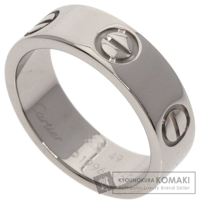CARTIER love ring #49 Ring K18 White Gold Ladies [Used]