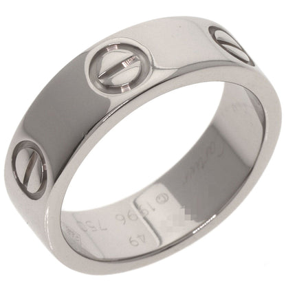 CARTIER love ring #49 Ring K18 White Gold Ladies [Used]