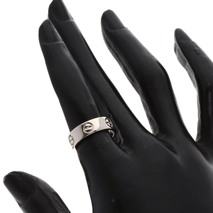 CARTIER love ring #49 Ring K18 White Gold Ladies [Used]