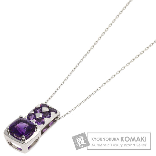 TASAKI Amethyst Necklace K18 White Gold Ladies [Used]