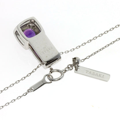 TASAKI Amethyst Necklace K18 White Gold Ladies [Used]