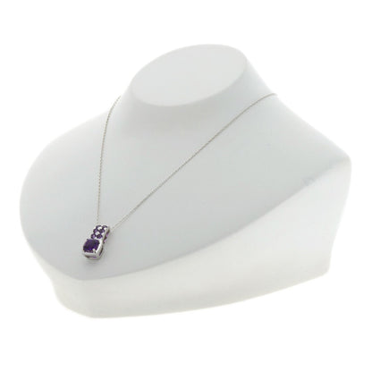 TASAKI Amethyst Necklace K18 White Gold Ladies [Used]