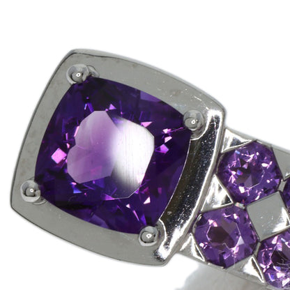 TASAKI Amethyst Necklace K18 White Gold Ladies [Used]