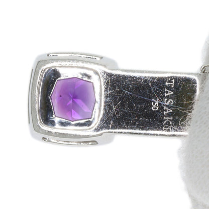 TASAKI Amethyst Necklace K18 White Gold Ladies [Used]