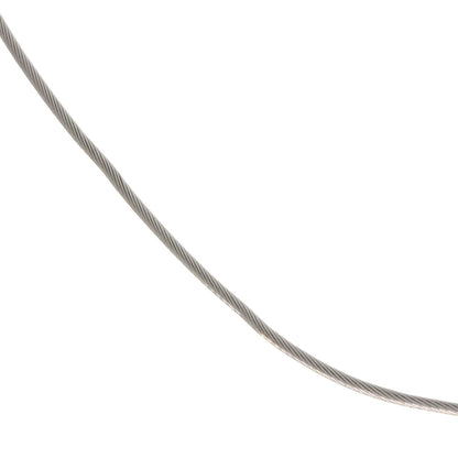 TASAKI Black Pearl Pearl Wire Necklace K18 White Gold Ladies [Used]