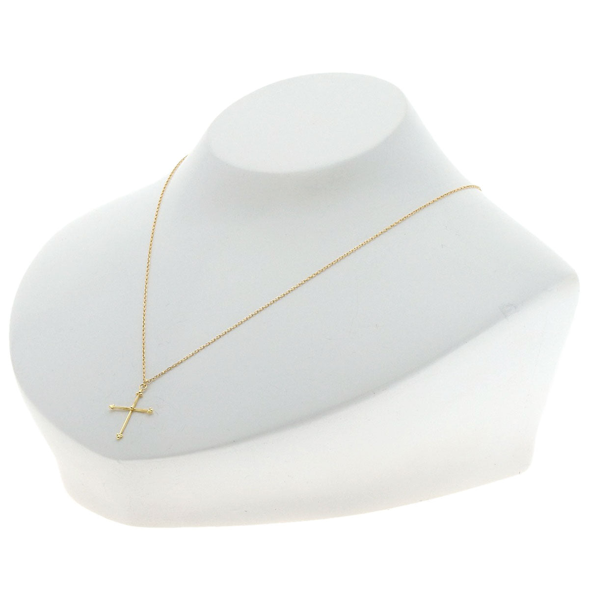 AHKAH Spindleigh Cross Necklace K18 Yellow Gold Ladies [Used]