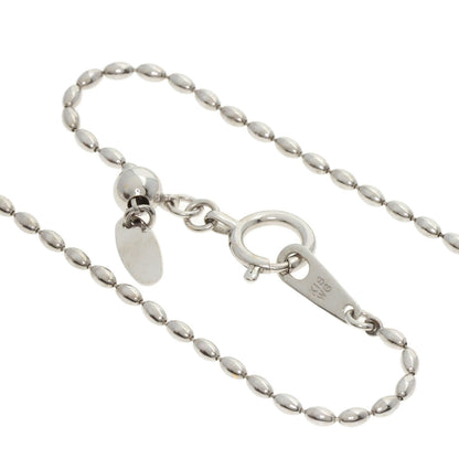 Jeunet Blue sapphire diamond Necklace K18 White Gold Ladies [Used]