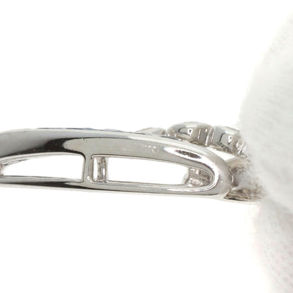 Jeunet Blue sapphire diamond Necklace K18 White Gold Ladies [Used]