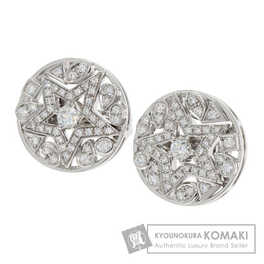 CHANEL Comet Diamond earring K18 White Gold Ladies [Used]