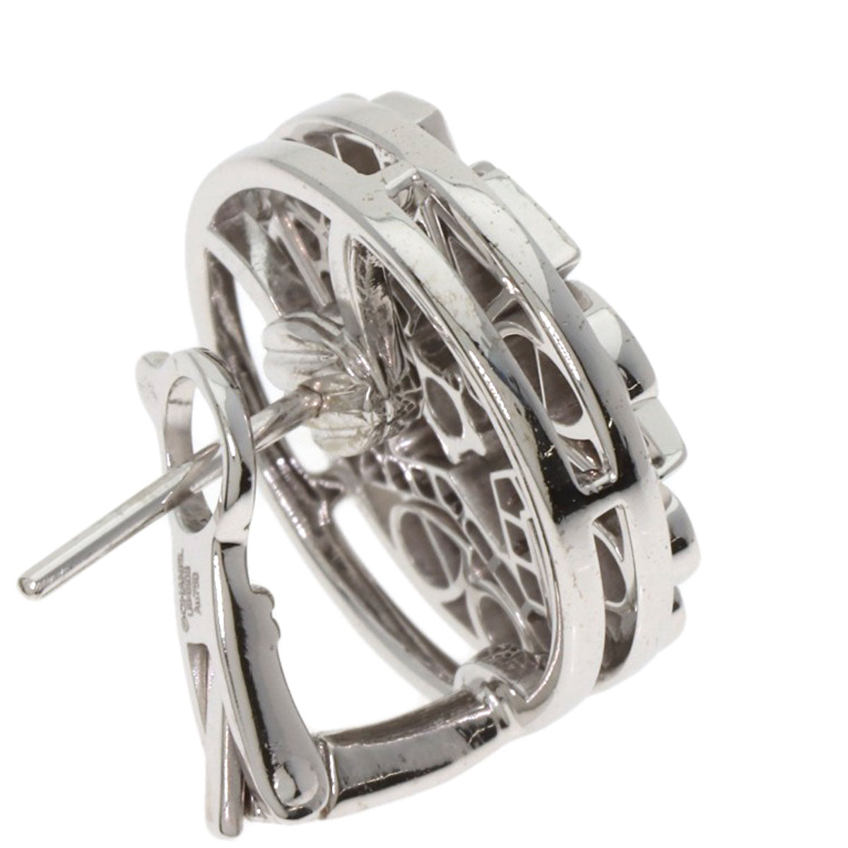 CHANEL Comet Diamond earring K18 White Gold Ladies [Used]