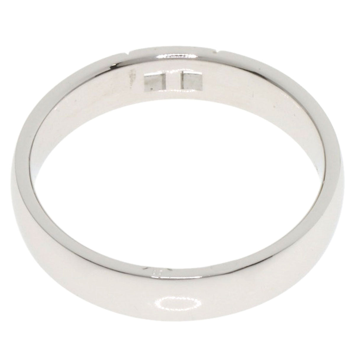 HERMES Ever Hercules Diamond #49 Ring K18 White Gold Ladies [Used]