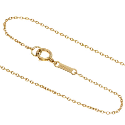 TIFFANY&Co. Bean Small Diamond Necklace K18 Yellow Gold Ladies [Used]