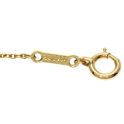 TIFFANY&Co. Bean Small Diamond Necklace K18 Yellow Gold Ladies [Used]