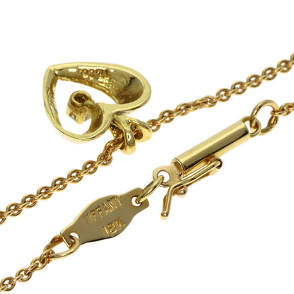 TIFFANY&Co. Heart Diamond Necklace K18 Yellow Gold Ladies [Used]