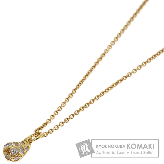 TIFFANY&Co. Teardrop Diamond Necklace K18 Yellow Gold Ladies [Used]