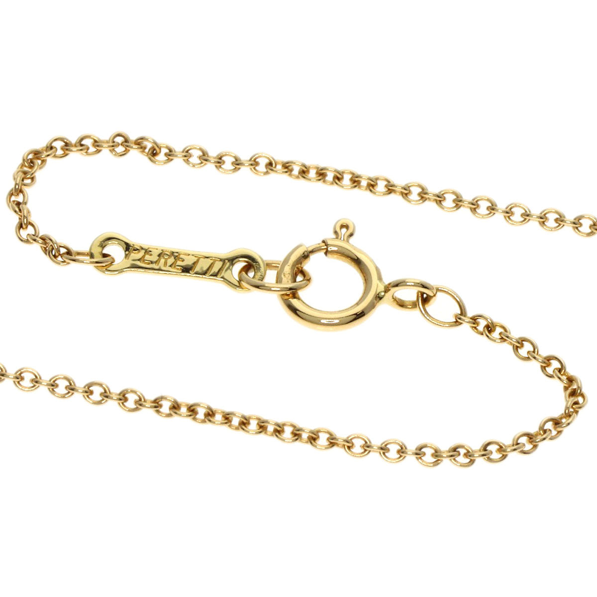 TIFFANY&Co. Teardrop Diamond Necklace K18 Yellow Gold Ladies [Used]