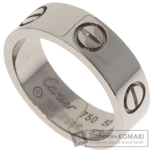 CARTIER love ring #50 Ring K18 White Gold Ladies [Used]