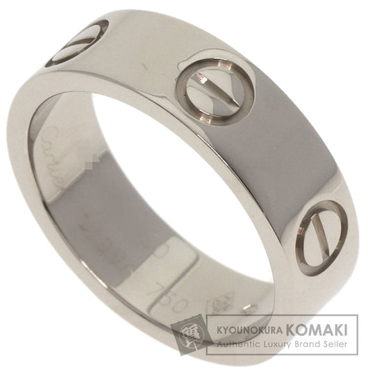 CARTIER love ring #50 Ring K18 White Gold Ladies [Used]
