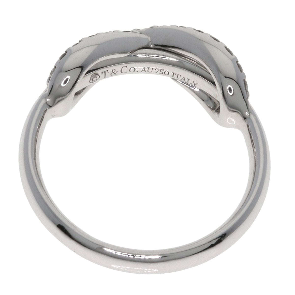 TIFFANY&Co. Infinity Diamond Ring K18 White Gold Ladies [Used]