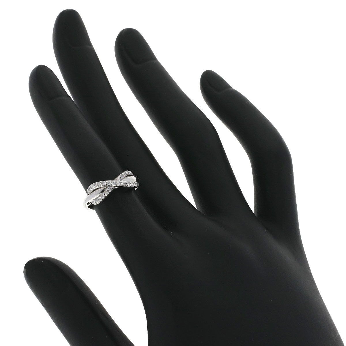 TIFFANY&Co. Infinity Diamond Ring K18 White Gold Ladies [Used]