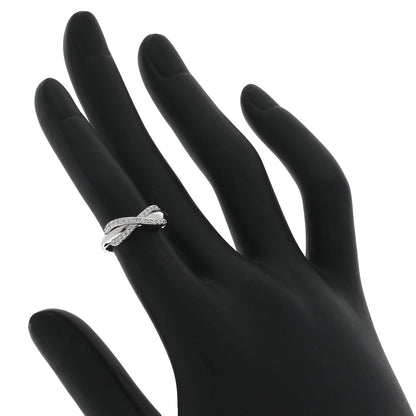 TIFFANY&Co. Infinity Diamond Ring K18 White Gold Ladies [Used]