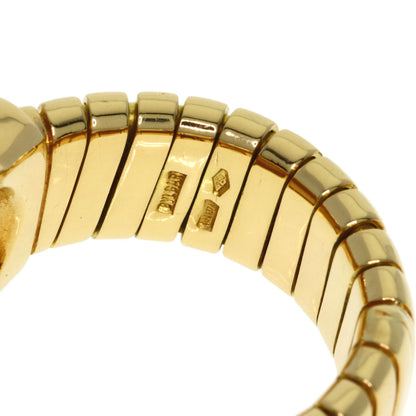 BVLGARI Tubogas Onyx Ring K18 Yellow Gold Ladies [Used]