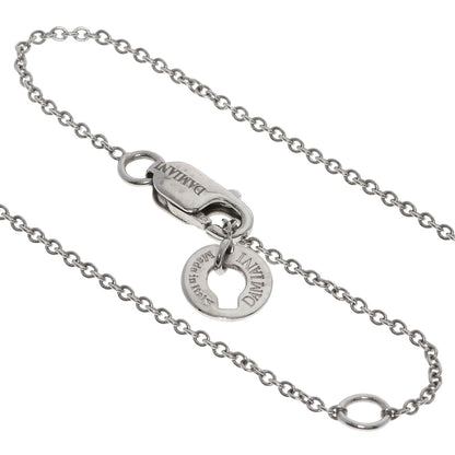 Damiani Cross Full Pavé Diamond Necklace K18 White Gold Ladies [Used]