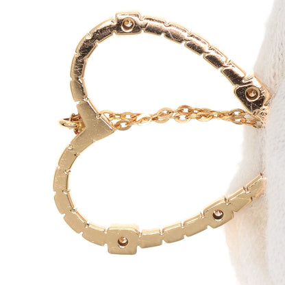 Damiani San Lorezo Pink Sapphire Diamond Necklace K18 Pink Gold Ladies [Used]