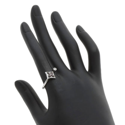 LOUIS VUITTON Bergster Blossom Mini #57 Ring K18 White Gold Ladies [Used]