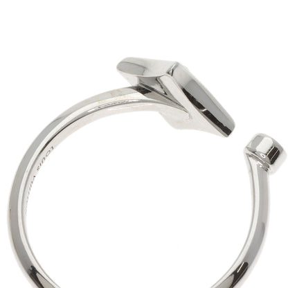 LOUIS VUITTON Bergster Blossom Mini #57 Ring K18 White Gold Ladies [Used]