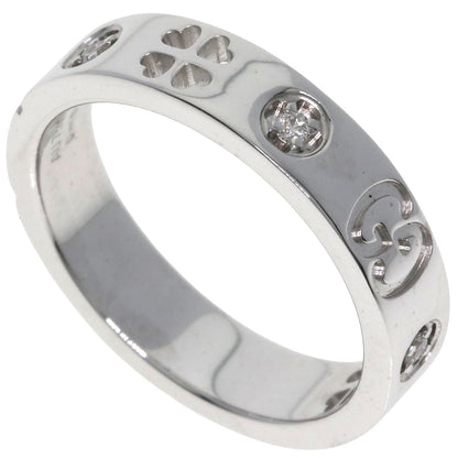 GUCCI Icon Amor Forever Diamond Ring K18 White Gold Ladies [Used]