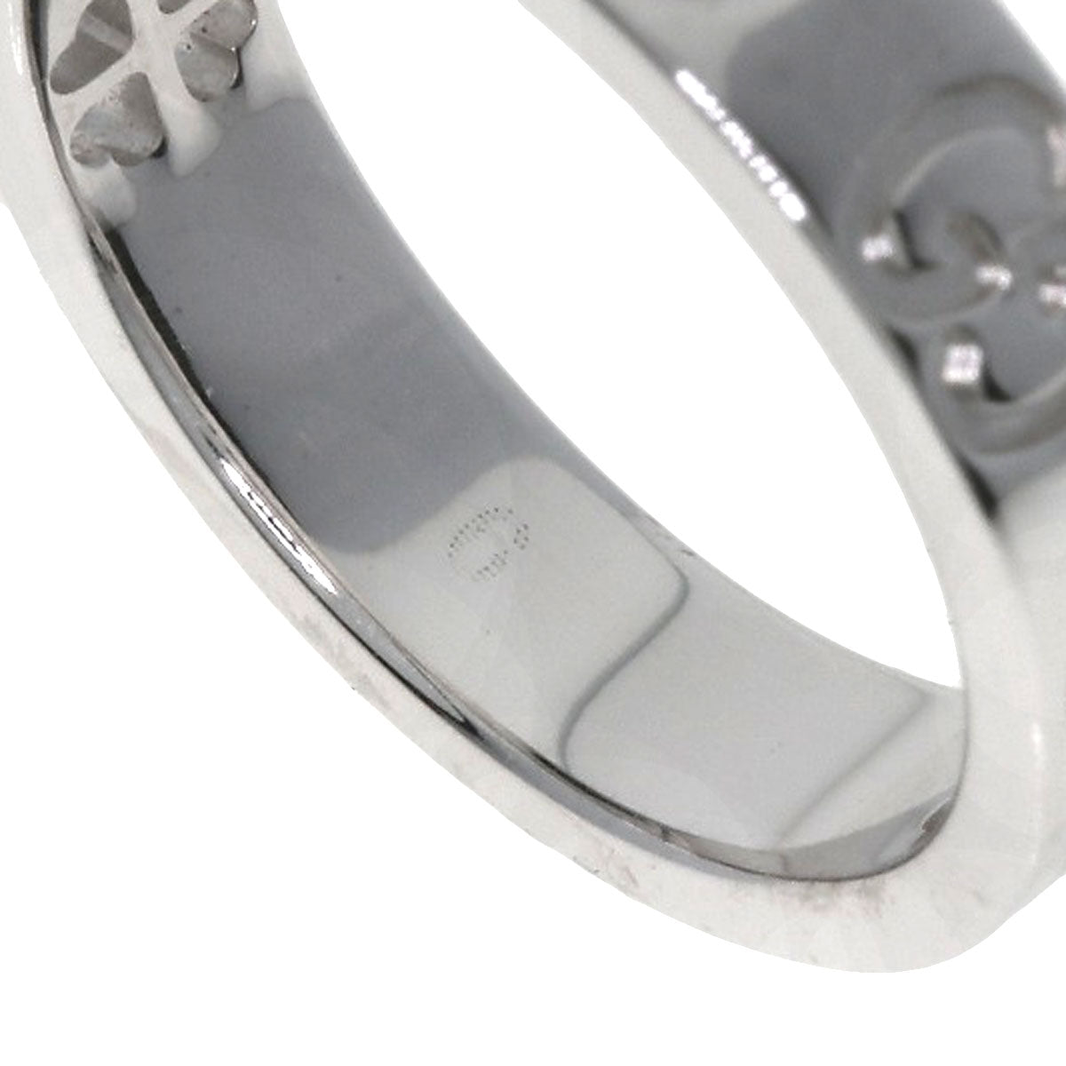 GUCCI Icon Amor Forever Diamond Ring K18 White Gold Ladies [Used]