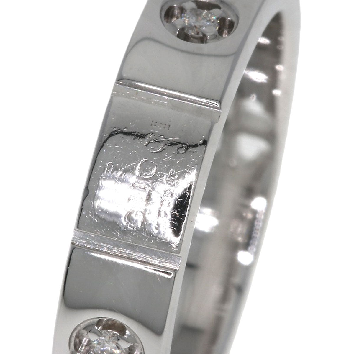 GUCCI Icon Amor Forever Diamond Ring K18 White Gold Ladies [Used]