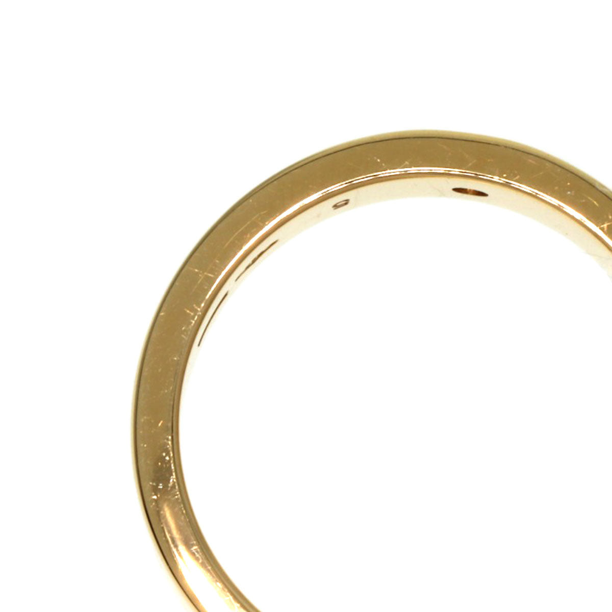 GUCCI Icon print 2P Diamond # 5 Ring K18 Yellow Gold Ladies [Used]