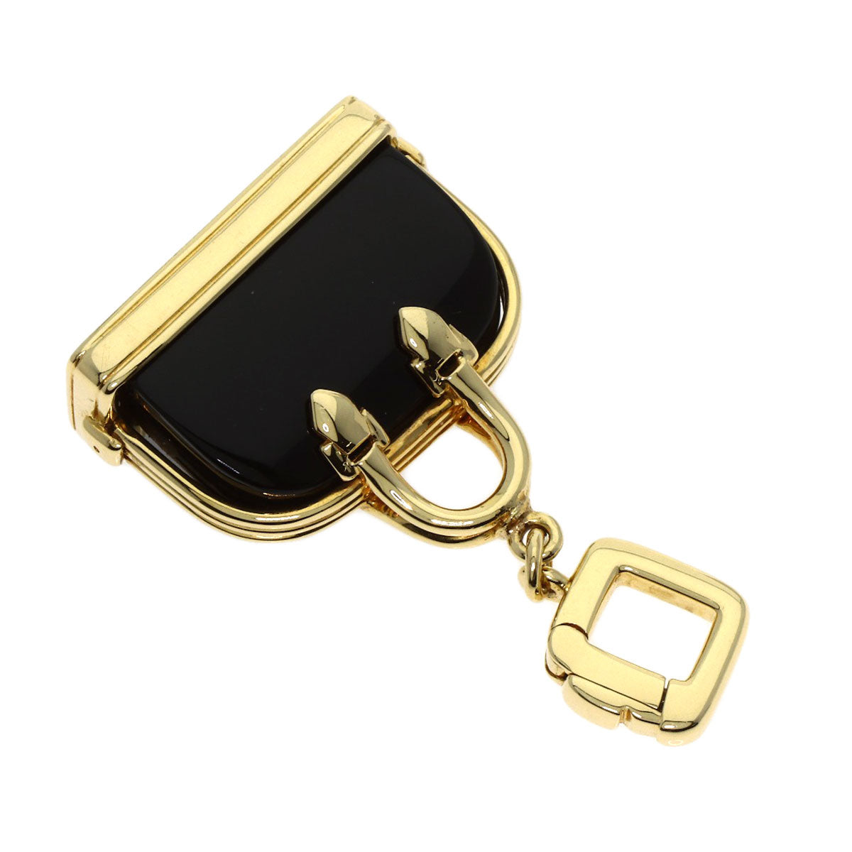 LOUIS VUITTON Alma Onyx Charm Pendant top K18 Yellow Gold Ladies [Used]