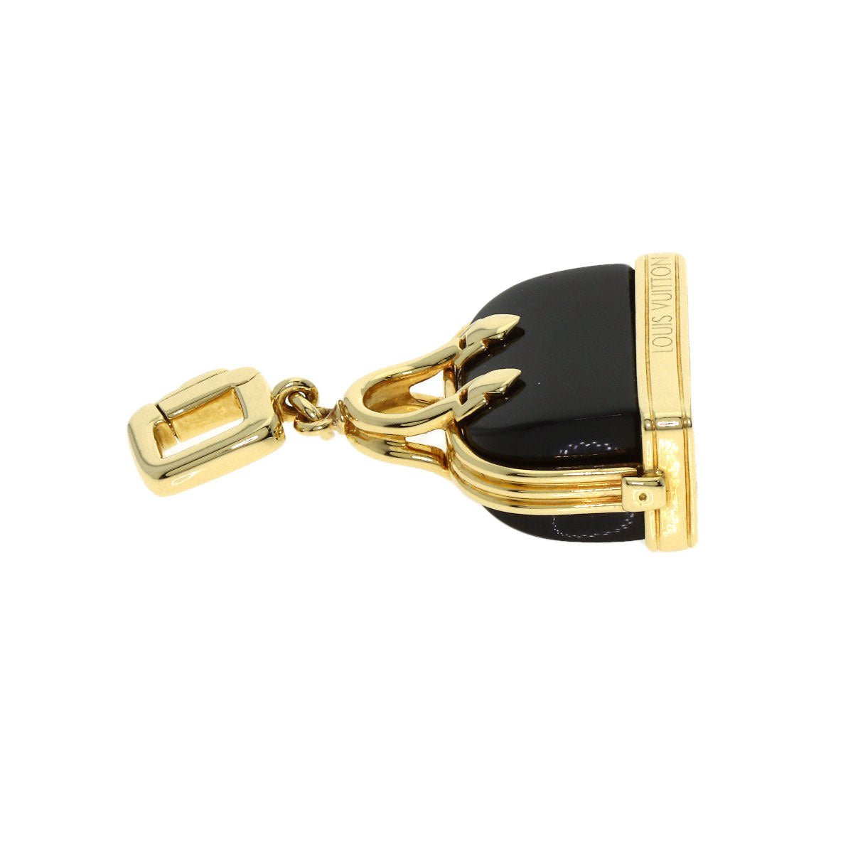 LOUIS VUITTON Alma Onyx Charm Pendant top K18 Yellow Gold Ladies [Used]