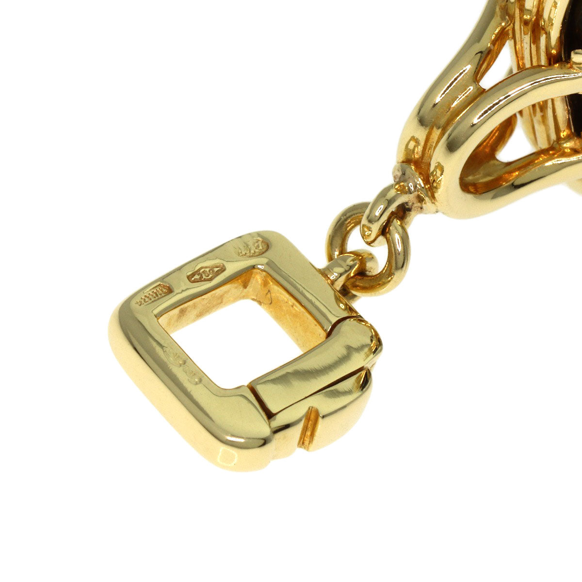LOUIS VUITTON Alma Onyx Charm Pendant top K18 Yellow Gold Ladies [Used]