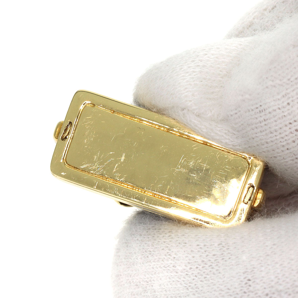 LOUIS VUITTON Alma Onyx Charm Pendant top K18 Yellow Gold Ladies [Used]
