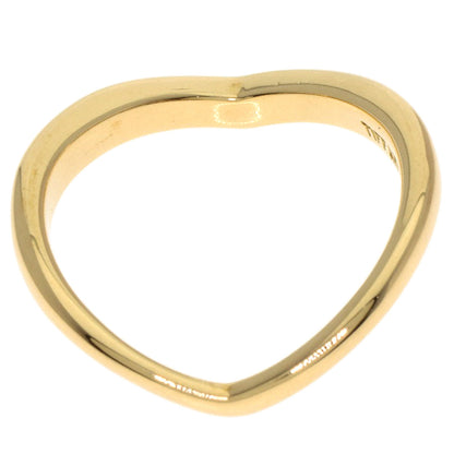 TIFFANY&Co. V band Ring K18 Yellow Gold Ladies [Used]