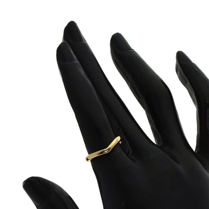 TIFFANY&Co. V band Ring K18 Yellow Gold Ladies [Used]