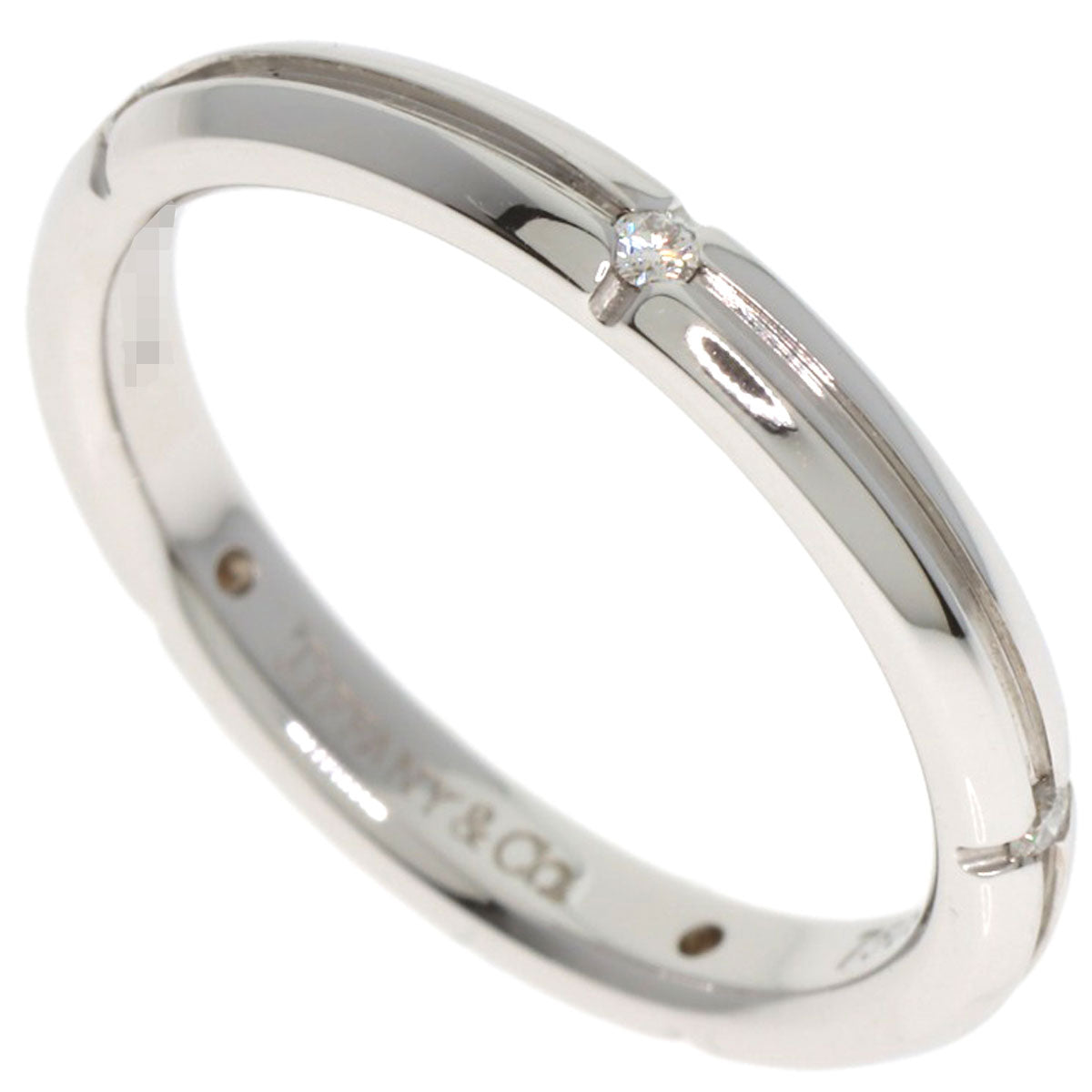 TIFFANY&Co. Streamerica 5P Diamond Ring K18 White Gold Ladies [Used]