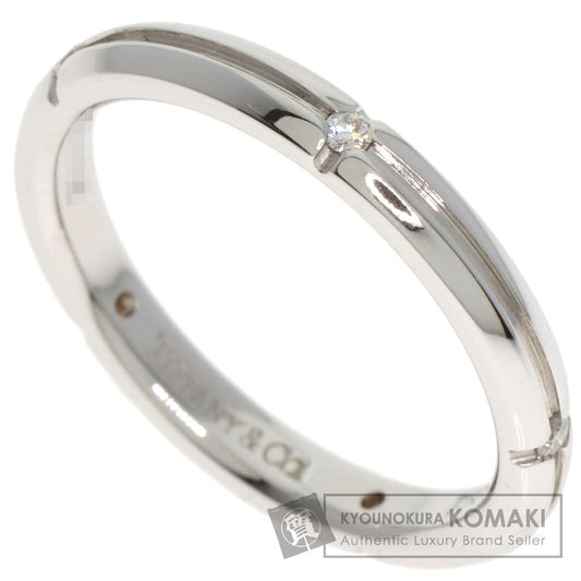 TIFFANY&Co. Streamerica 5P Diamond Ring K18 White Gold Ladies [Used]