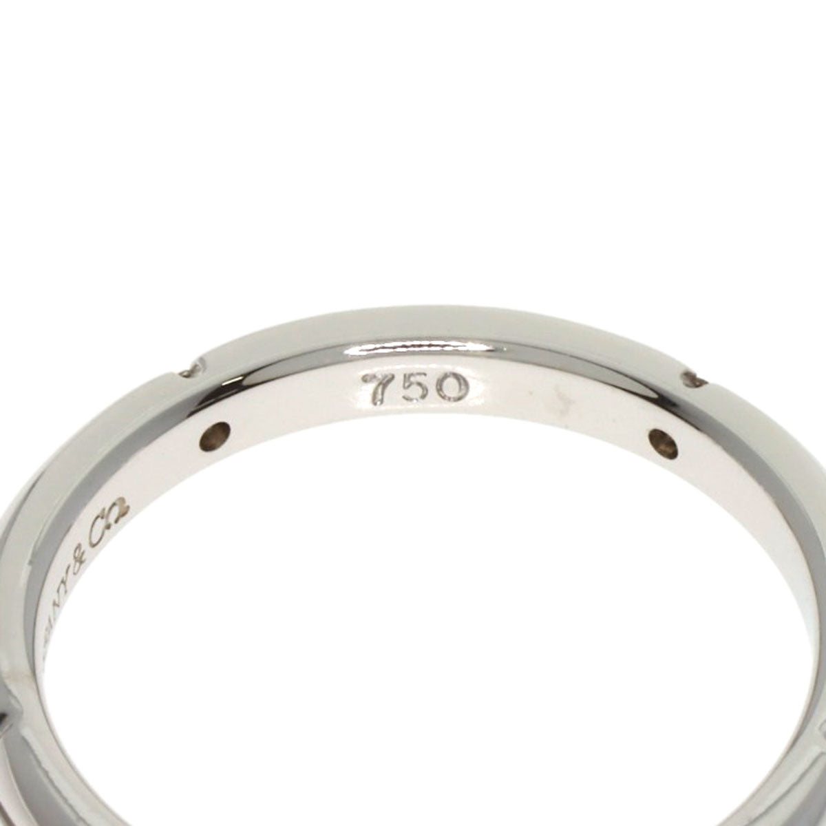 TIFFANY&Co. Streamerica 5P Diamond Ring K18 White Gold Ladies [Used]