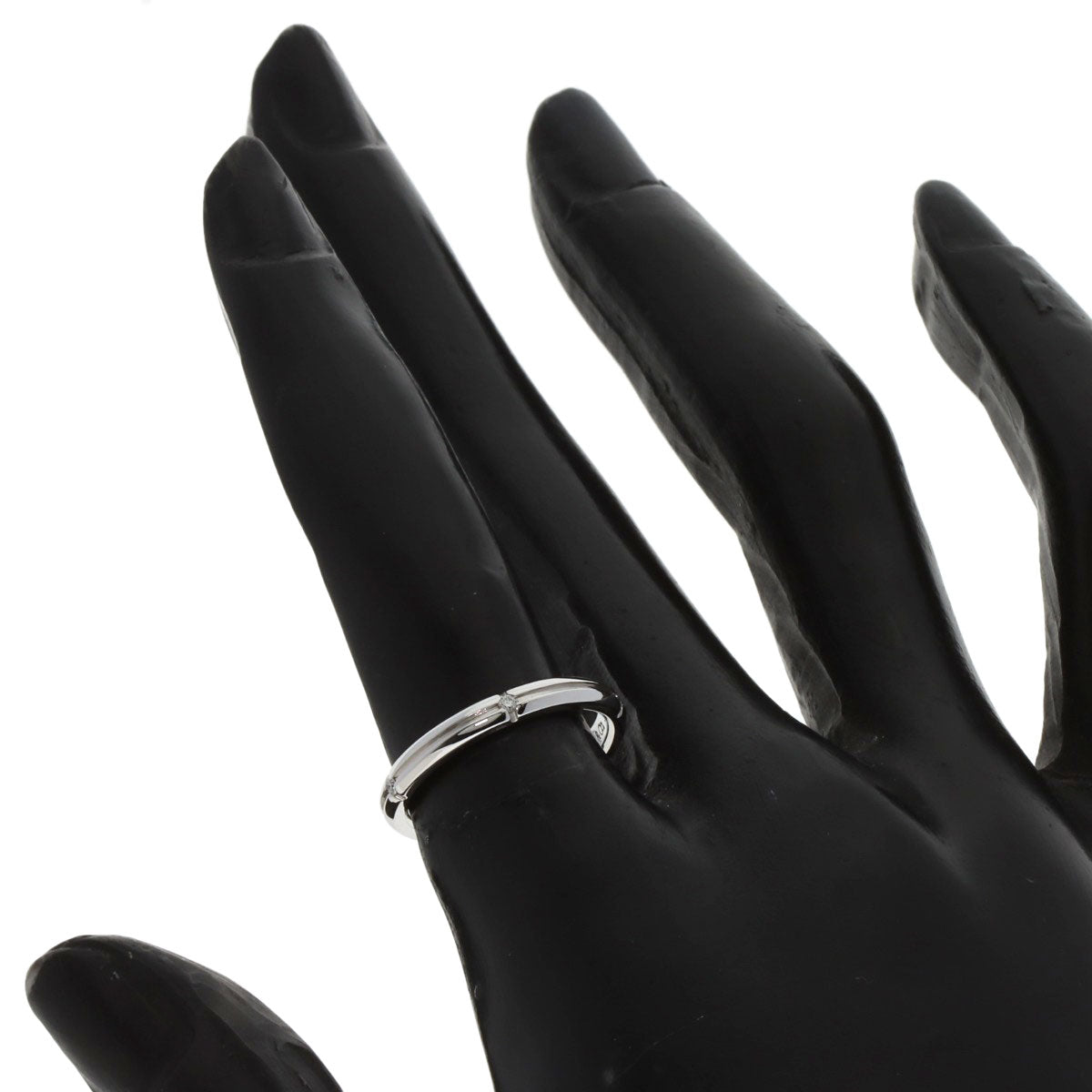 TIFFANY&Co. Streamerica 5P Diamond Ring K18 White Gold Ladies [Used]