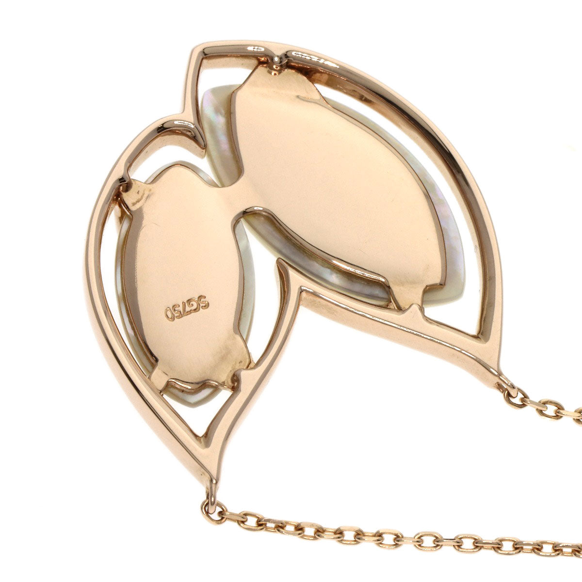 TASAKI Mabe Pearl Pearl Necklace K18 Pink Gold Ladies [Used]