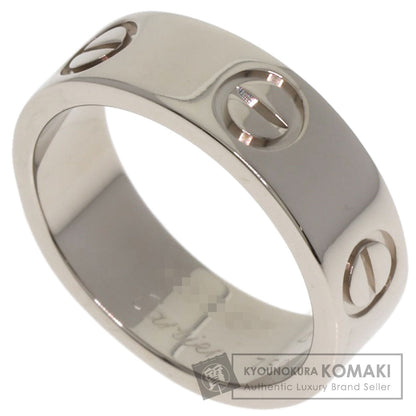 CARTIER love ring #48 Ring K18 White Gold Ladies [Used]