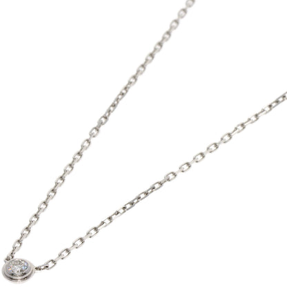 CARTIER Amour Small Diamond Necklace K18 White Gold Ladies [Used]