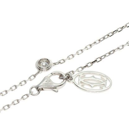CARTIER Amour Small Diamond Necklace K18 White Gold Ladies [Used]