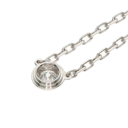 CARTIER Amour Small Diamond Necklace K18 White Gold Ladies [Used]
