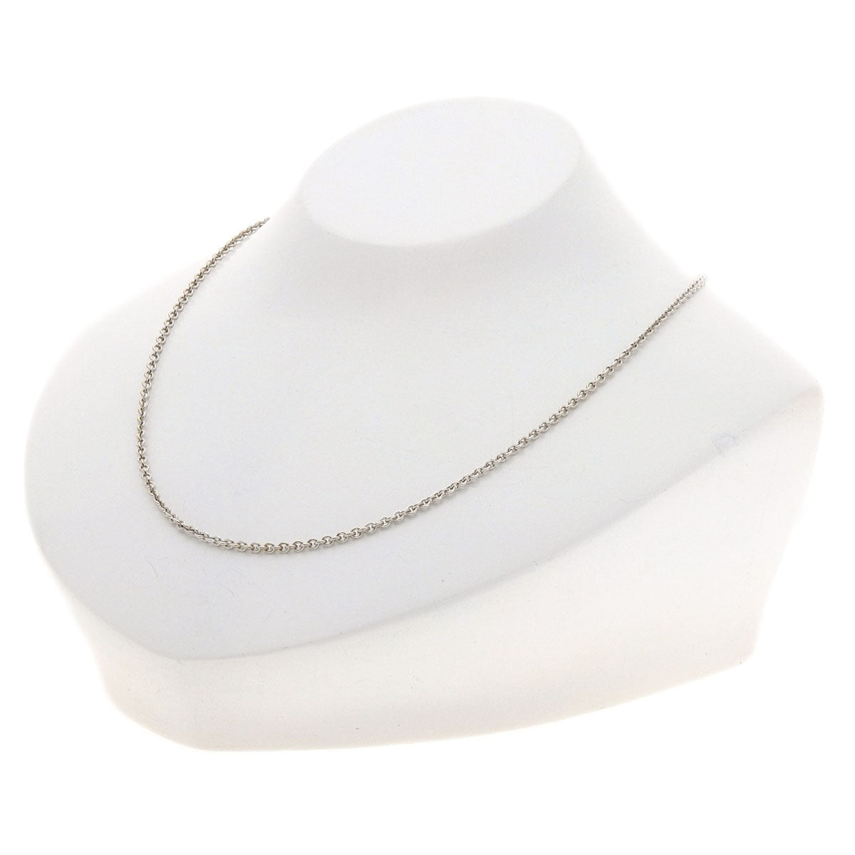 CARTIER Chain 16.5" Necklace K18 White Gold Ladies [Used]